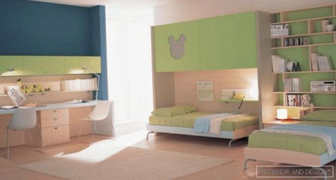 Дизайн на стая за хетеросексуални деца