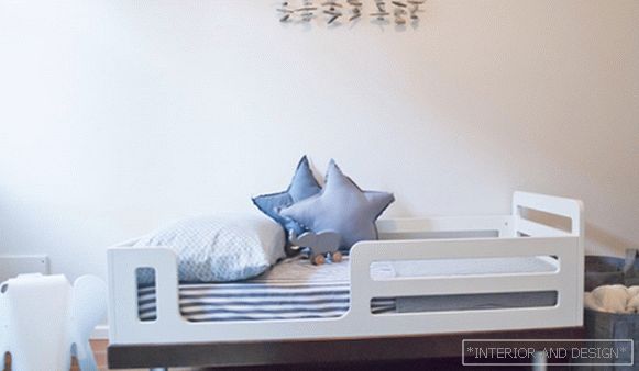 Легло за тригодишно дете със страни - 5