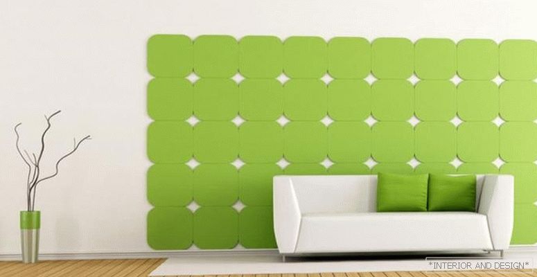 Зелен цвят в дизайна на хола - снимка 7