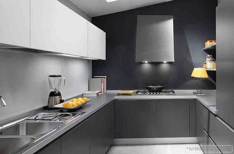 Цветово решение за сива кухня през 2017 г. - снимка 4