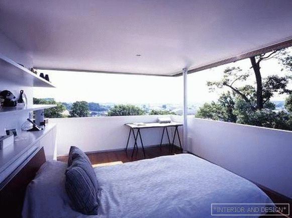 Дизайнът на малка спалня без прозорци 1