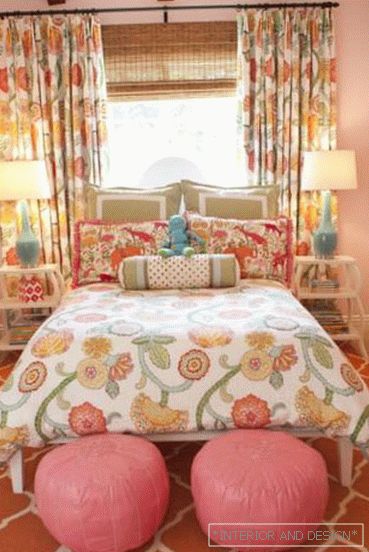 Спалня в розови и лилави нюанси - фото 4