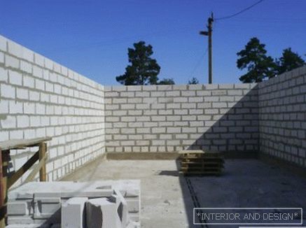 Изграждане на блокове от пяна