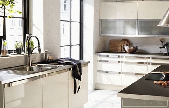 Кухненски мебели от Ikea (бяло) - 5