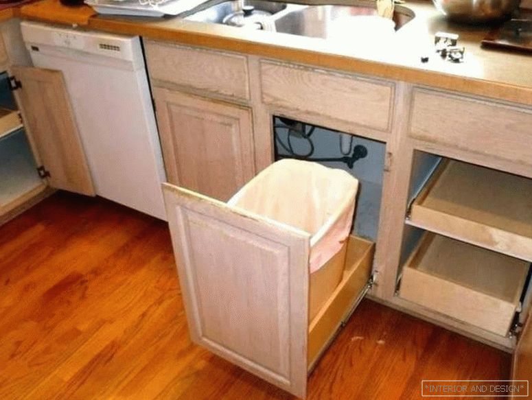Разглобяеми шкафове в малка кухня 1