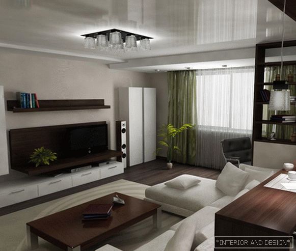 Мебели за хола в модерен стил (минимализъм) - 5
