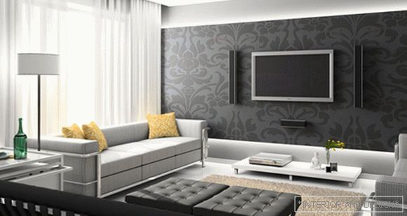 Мебели за хола в модерен стил (високотехнологичен) - 2