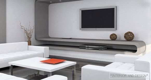 Мебели за хола в модерен стил (високотехнологични) - 3