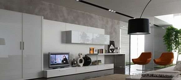 Мебели за хол в модерен стил (високотехнологични) - 4