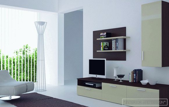 Мебели за хола в модерен стил (минимализъм) - 2
