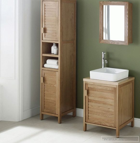 Дървени мебели за баня - 1