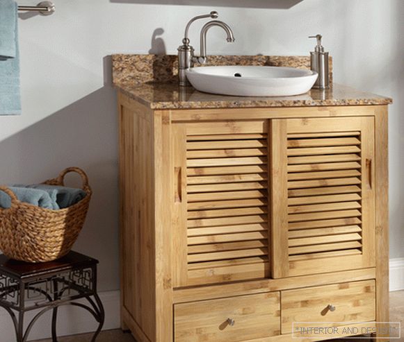Дървени мебели за баня - 3