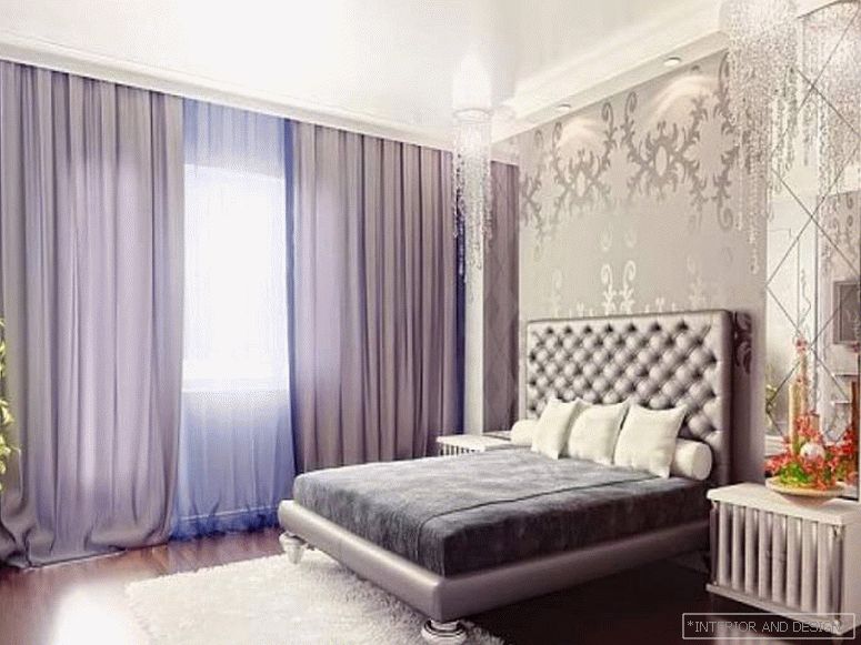 Завеси за спалнята в стила на Art Deco 5