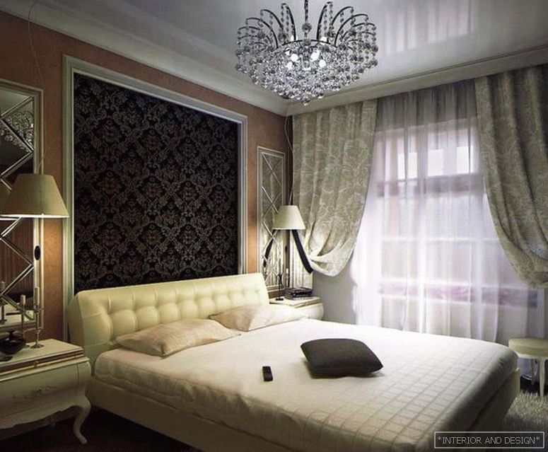 Завеси за спалнята в стила на Art Deco 7